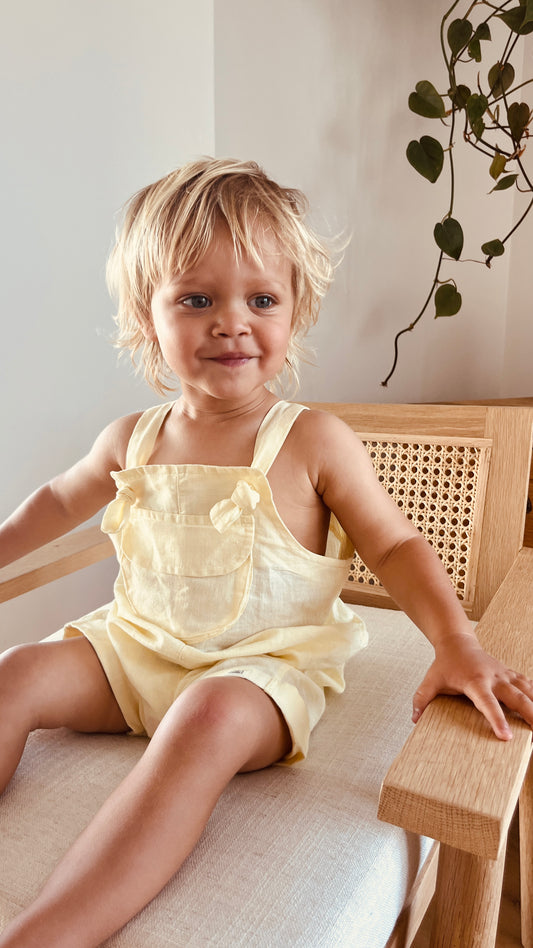 Butter Yellow Dungaree