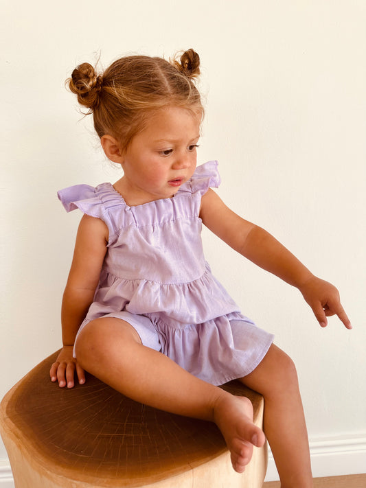 Flutter Sleeve Dress